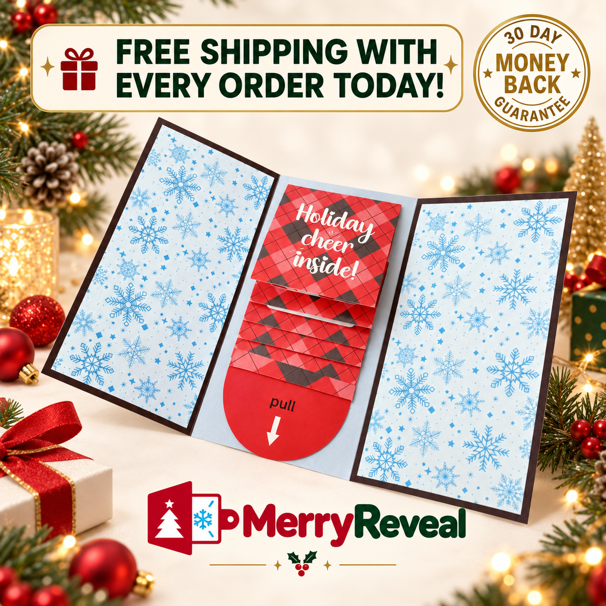 MerryReveal™ Christmas Gift Card